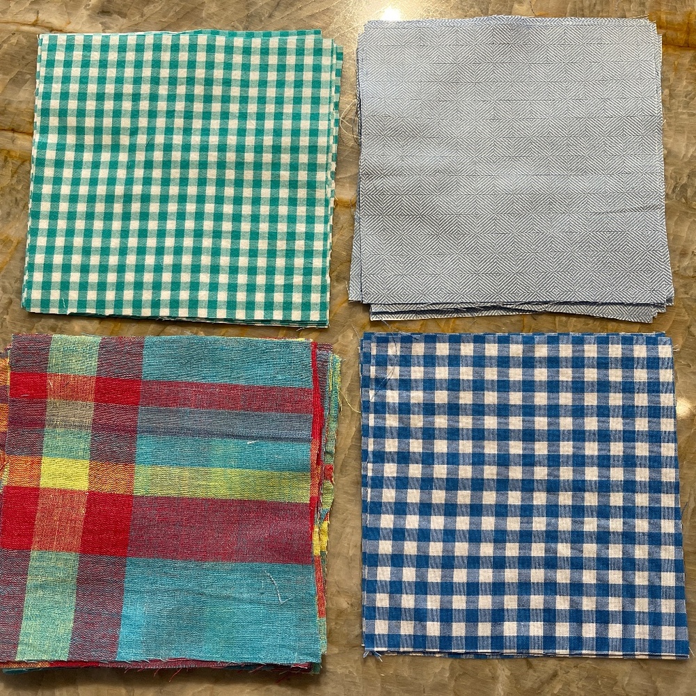 40 Precut 5" Quilt Squares Assorted Fabric Charm Pack